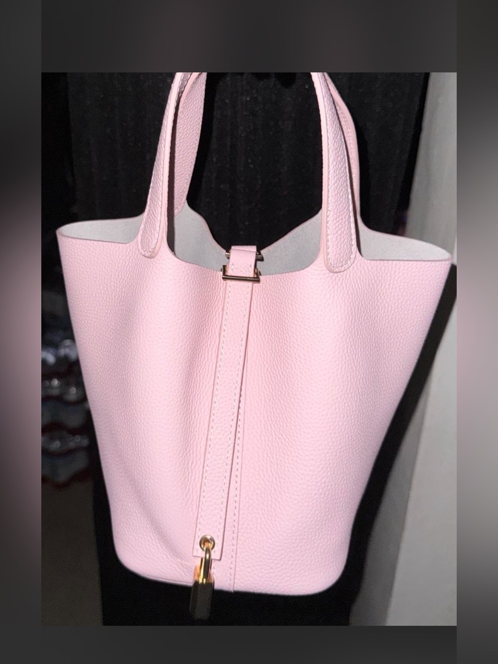 Mini pink tote